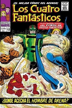 BIBLIOTECA MARVEL LOS 4 FANTÁSTICOS  12 DE 1967