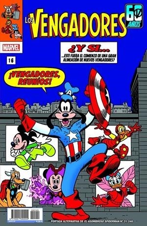 SPIDERMAN VOL 2 240 EL ASOMBROSO SPIDERMAN 31 PORTADA ALTERNATIVA DISNEY WHATI IF? LOS VENGADORES