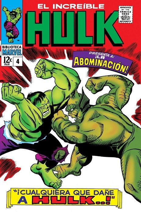 BIBLIOTECA MARVEL EL INCREÍBLE HULK 04 DE 1966 A 1967