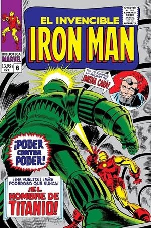 BIBLIOTECA MARVEL EL INVENCIBLE IRON MAN  06 DE 1967 A 1968