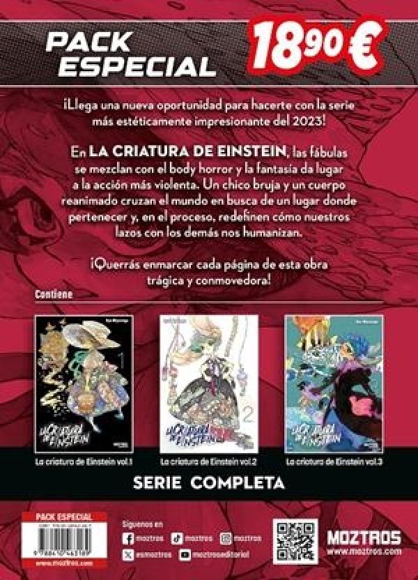 LA CRIATURA DE EINSTEIN PACK ESPECIAL COLECCIÓN COMPLETA