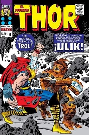 BIBLIOTECA MARVEL EL PODEROSO THOR  09 DE 1967